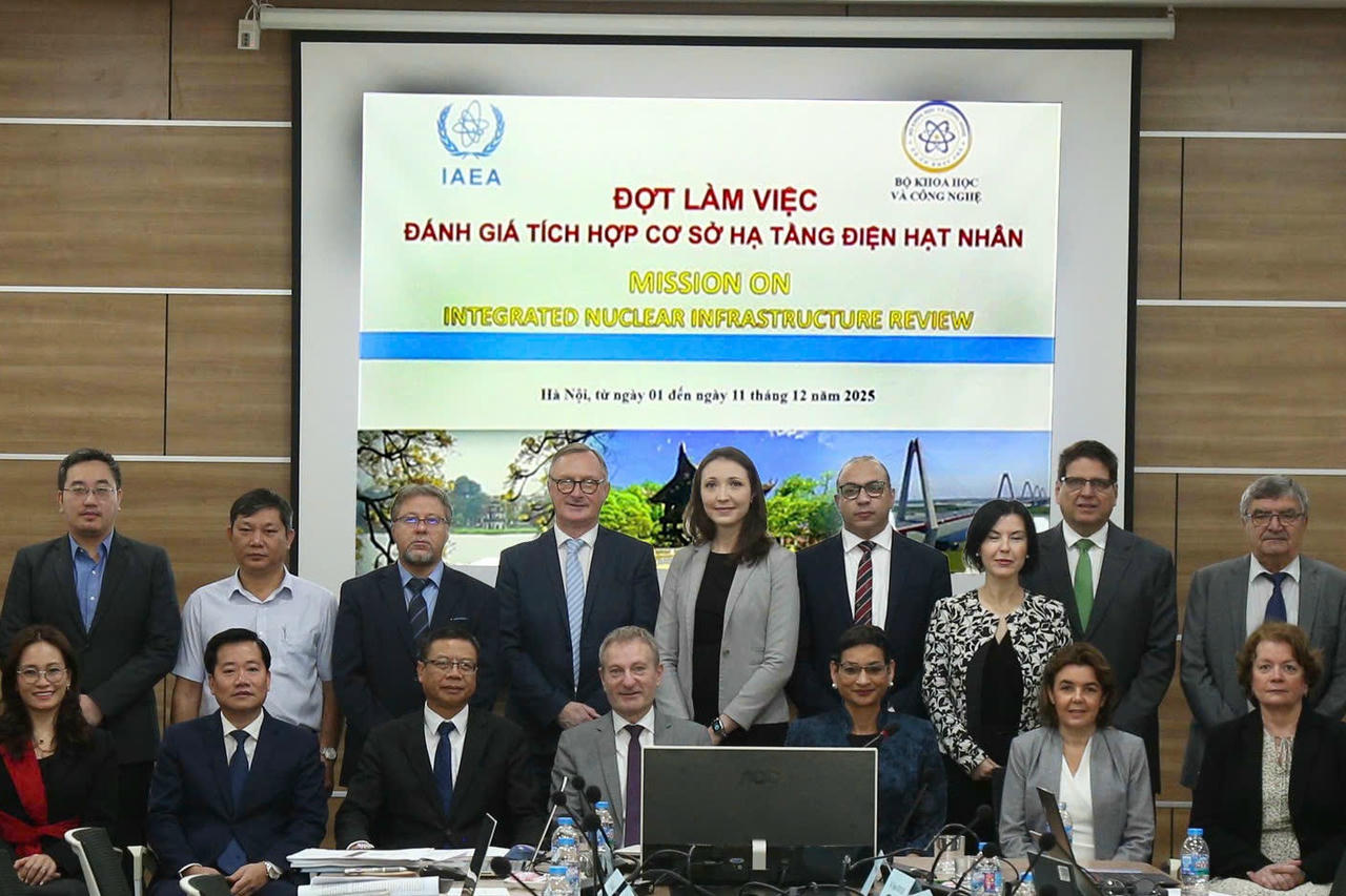 Cơ quan Năng lượng nguyên tử quốc tế đánh giá tích hợp cơ sở hạ tầng điện hạt nhân ở Việt Nam