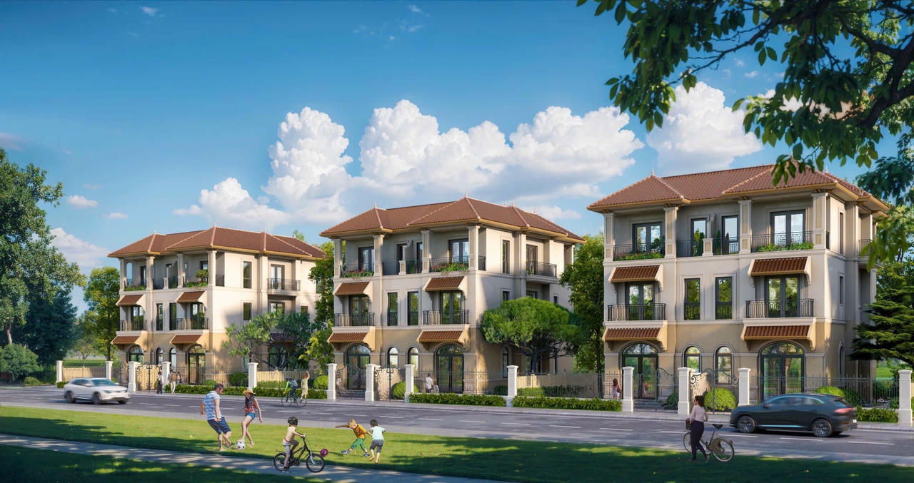 Phối cảnh một phân khu biệt thự tại Vinhomes Cần Giờ (Ảnh: Vinhomes).