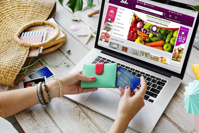 TP Hà Nội hiện là địa phương dẫn đầu cả nước về Chỉ số thương mại điện. Ảnh minh họa

