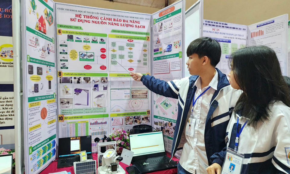 Công khai dự án, tăng giám sát xã hội tại Cuộc thi khoa học kỹ thuật học sinh phổ thông