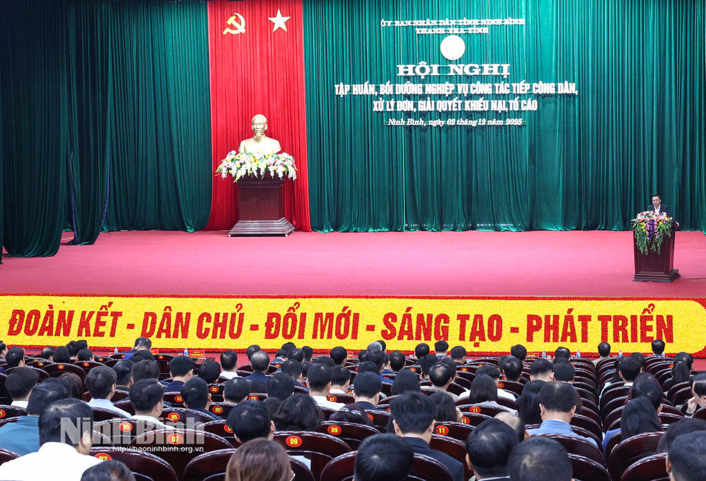 Ninh Bình tăng cường nghiệp vụ tiếp công dân, giải quyết khiếu nại, tố cáo trong mô hình chính quyền 2 cấp