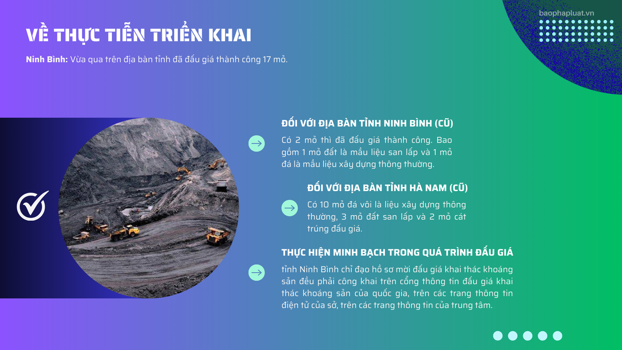 Đấu giá quyền khai thác khoáng sản: Từ chính sách đến thực tiễn vận dụng