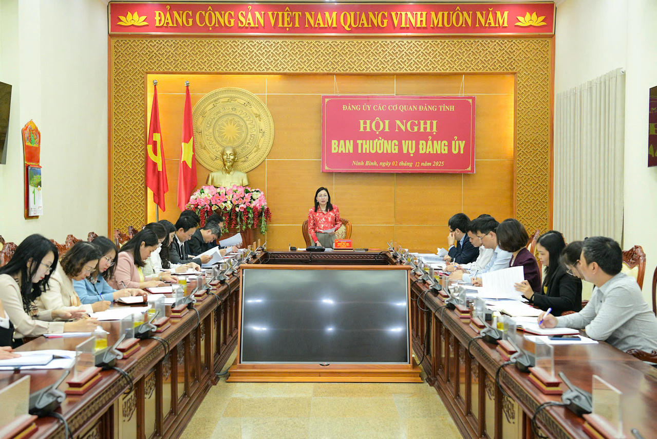 Ninh Bình: Đảng ủy các cơ quan Đảng tỉnh tăng cường kỷ luật, kỷ cương và hiệu quả công tác