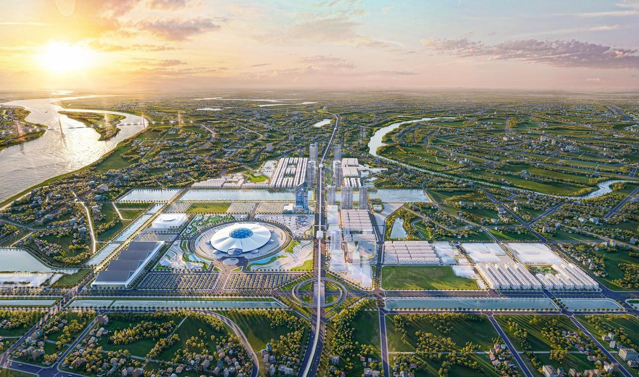 Phối cảnh tổng thể dự án Vinhomes Global Gate (ảnh: Vinhomes).