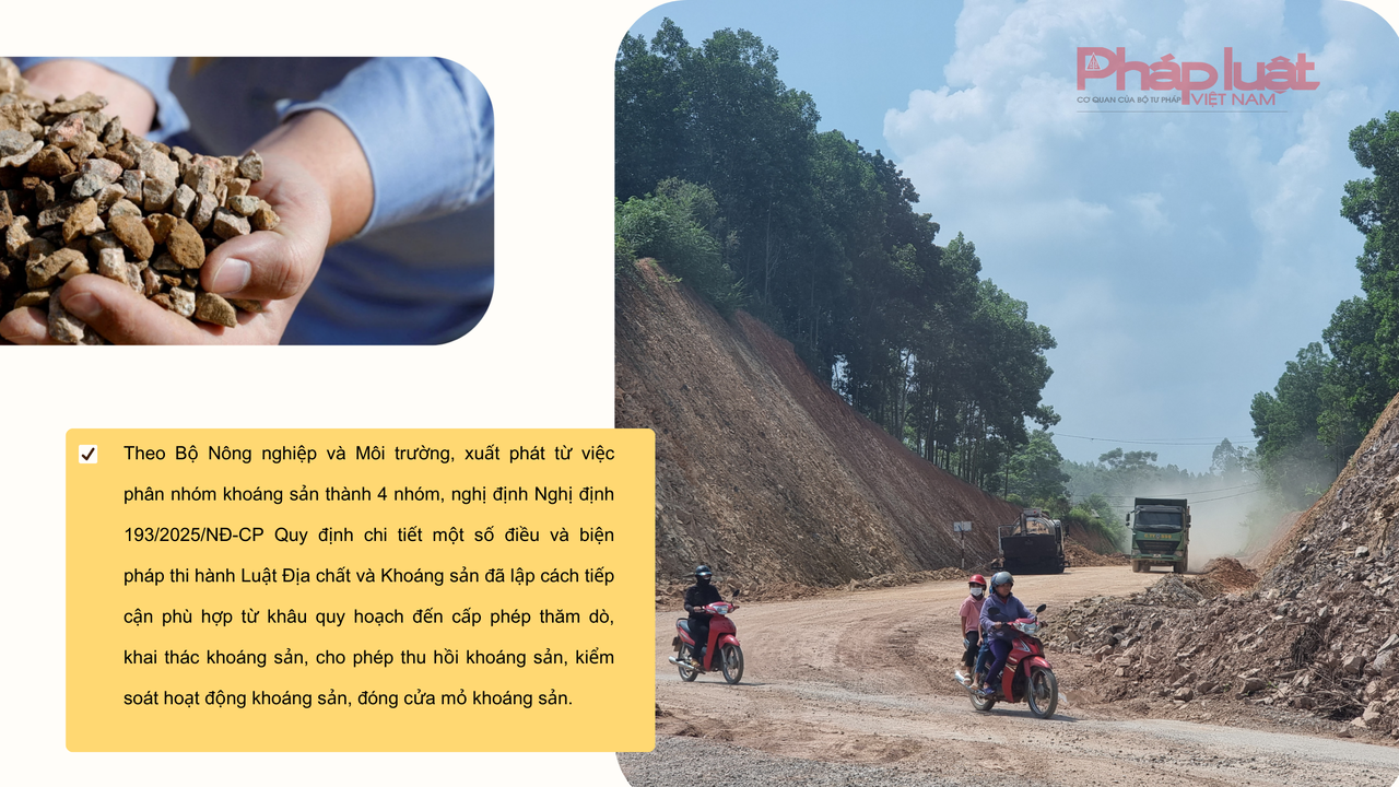 PHÂN NHÓM KHOÁNG SẢN: CÁCH TIẾP CẬN MỚI TRONG HOẠT ĐỘNG QUẢN LÝ KHOÁNG SẢN