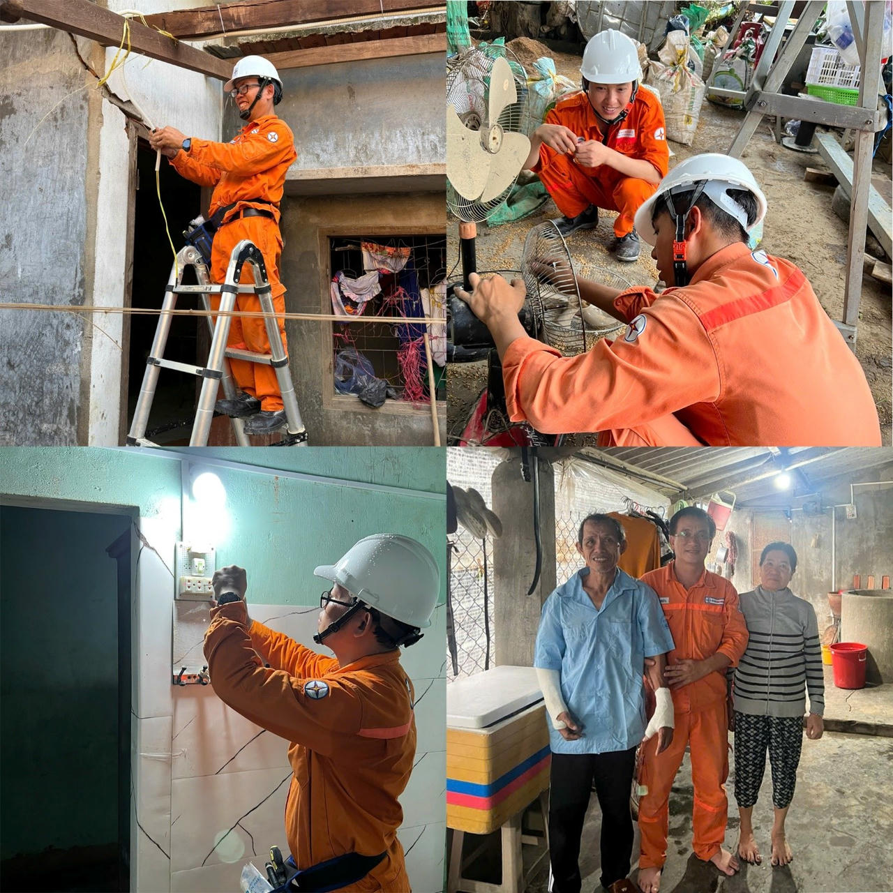Nụ cười của bà con khi đèn sáng trở lại là nguồn động lực lớn nhất, tiếp thêm niềm tin và nhiệt huyết cho những người thợ điện trẻ chúng tôi trên hành trình thiện nguyện.