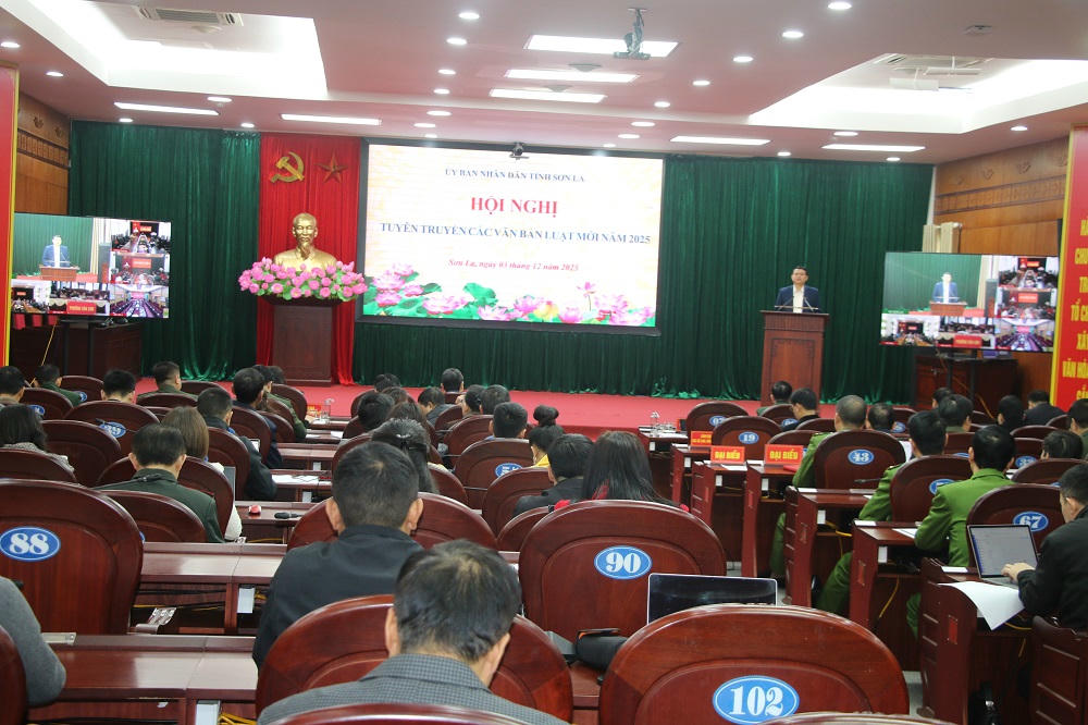 Hội nghị tuyên truyền các văn bản Luật mới năm 2025. 