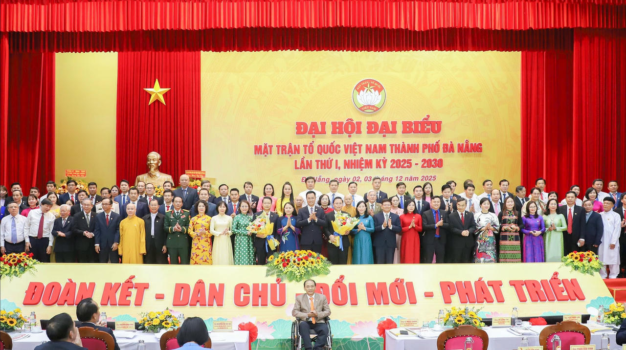 Ra mắt Ủy ban MTTQ Việt Nam TP Đà Nẵng khóa I, nhiệm kỳ 2025 - 2030.