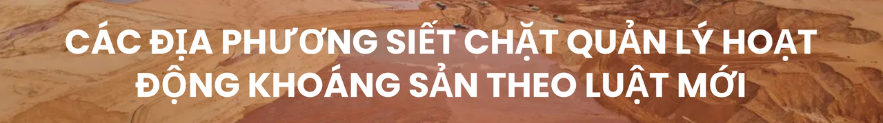 Đẩy mạnh phân cấp, phân quyền trong quản lý Nhà nước về địa chất, khoáng sản