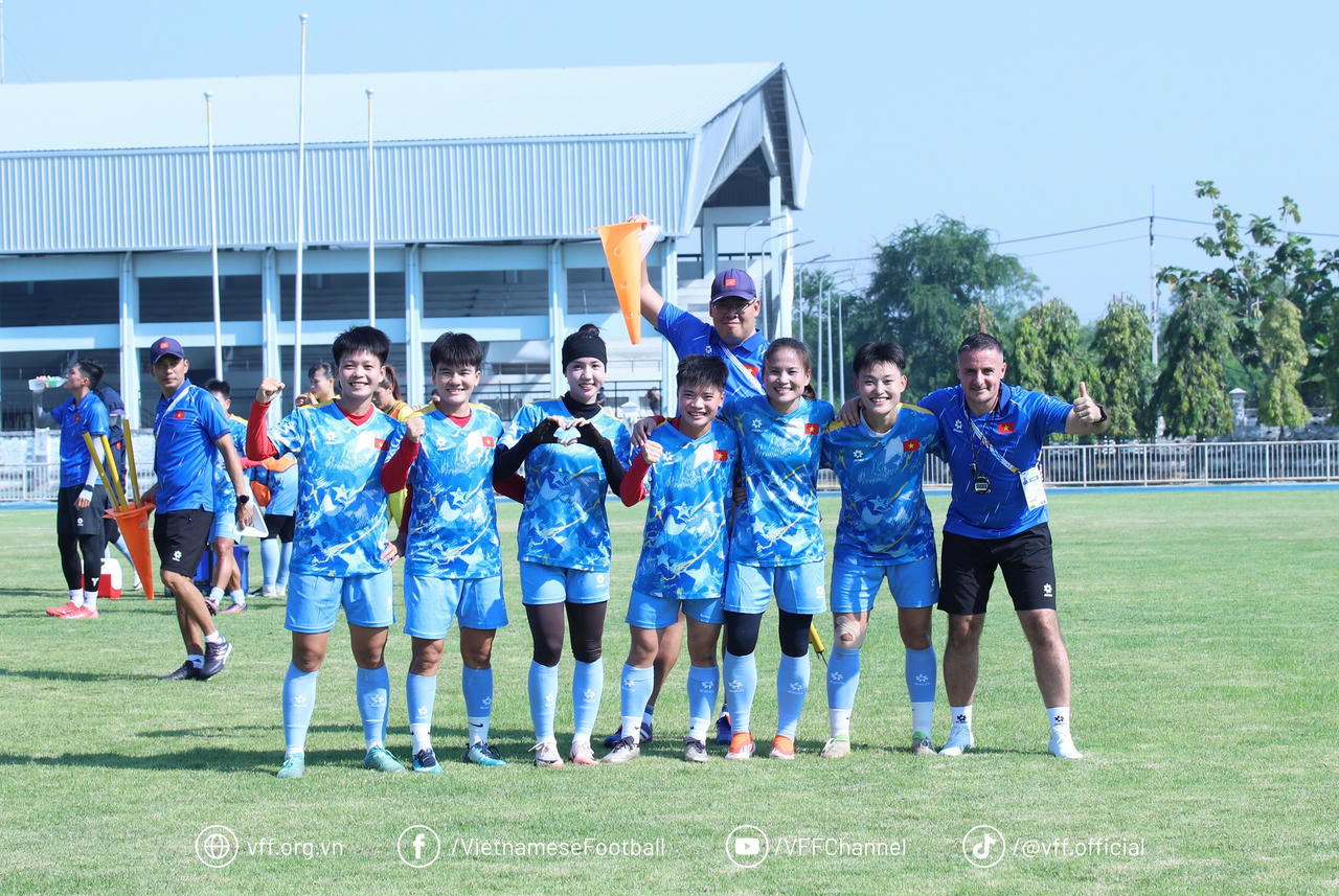 SEA Games 33: Đội tuyển nữ Việt Nam quyết tâm giành 3 điểm trận ra quân