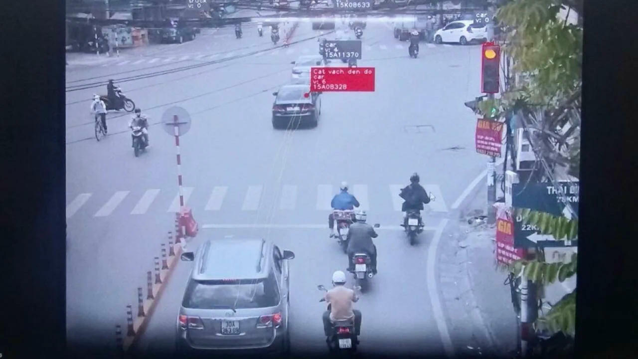 Hải Phòng: Hơn 1.000 trường hợp vi phạm giao thông được phát hiện qua camera giám sát