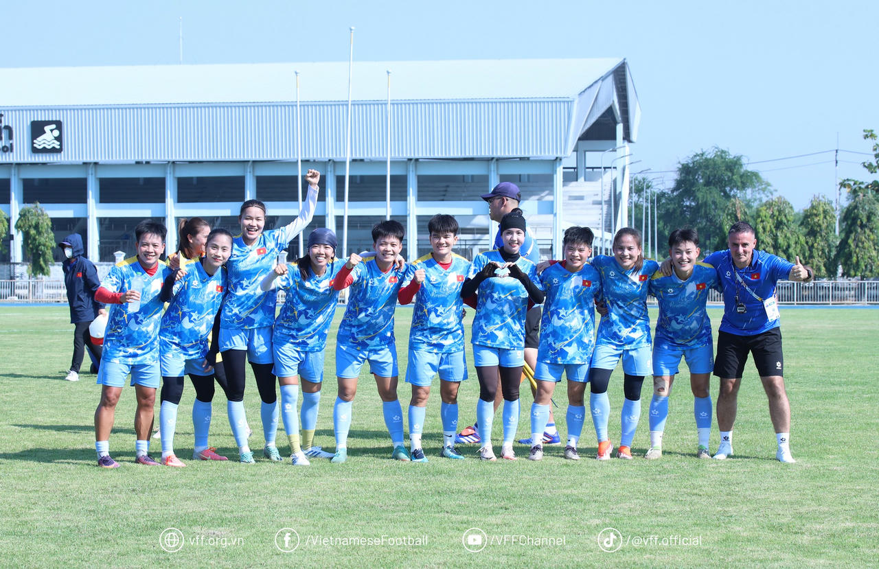 SEA Games 33: Đội tuyển nữ Việt Nam quyết tâm giành 3 điểm trận ra quân