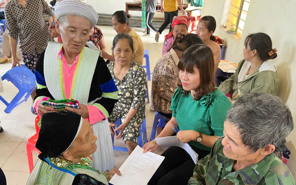 Trung tâm đã đẩy mạnh hoạt động truyền thông, đưa pháp luật đến gần hơn với người dân.(Ảnh: Lê Hanh)