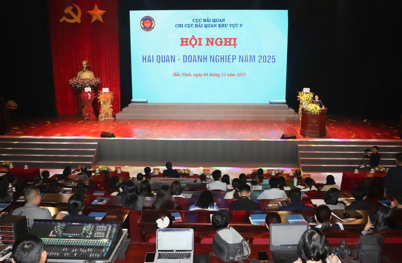 Toàn cảnh Hội nghị Hải quan - Doanh nghiệp năm 2025.