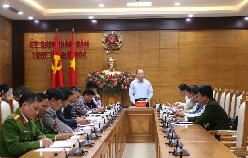 Thanh Hóa họp tháo gỡ các vướng mắc tại dự án Hồ chứa nước Bản Mồng.