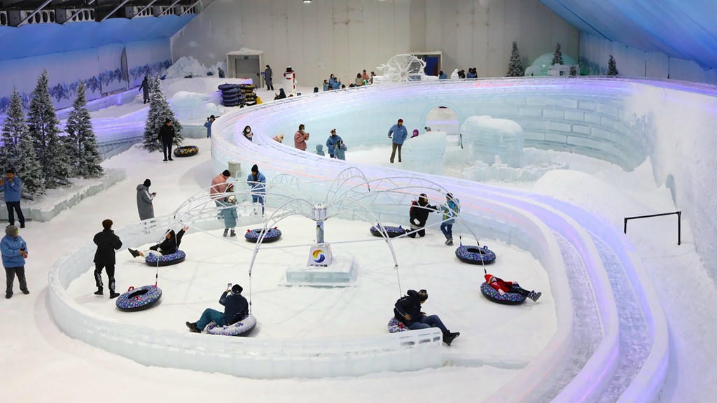 VinWonders Cần Giờ mang đến một thiên đường tuyết diệu kỳ giữa miền nhiệt đới (Ảnh minh họa)  