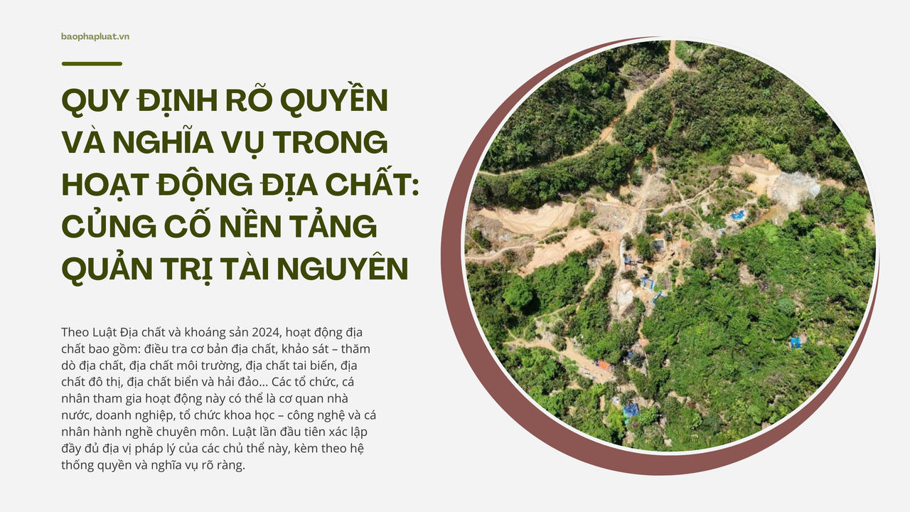 Siết chặt kỷ cương, minh bạch trách nhiệm trong hoạt động địa chất và thu hồi khoáng sản