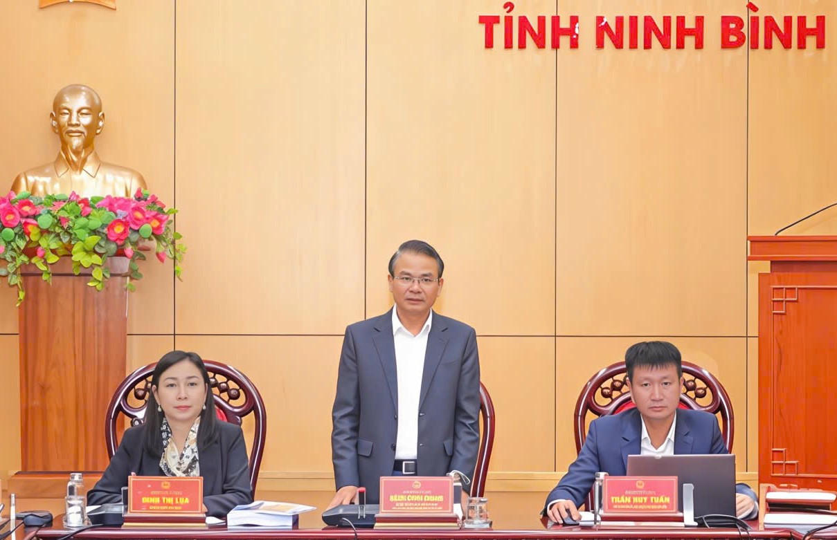 Bí thư tỉnh ủy Ninh Bình&nbsp;Đặng Xuân Phong phát biểu kết luận