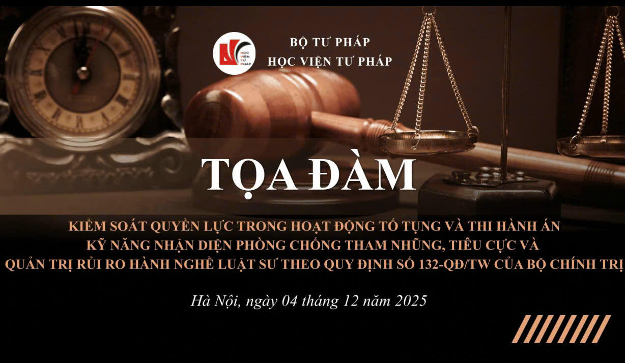 Đột phá trong đào tạo luật sư tại Học viện Tư pháp: Khi liêm chính trở thành “vắc-xin” sinh tồn của nghề