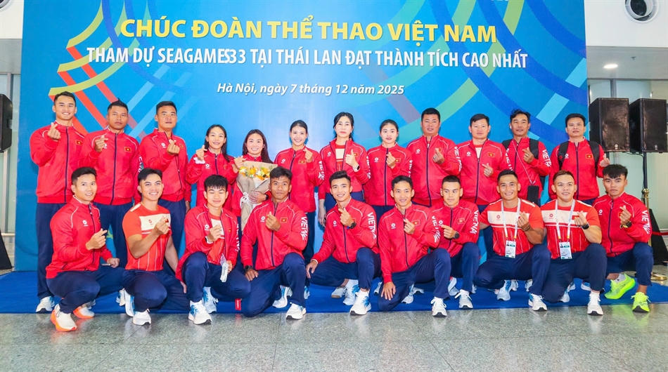 Đoàn thể thao Việt Nam lên đường sang Thái Lan