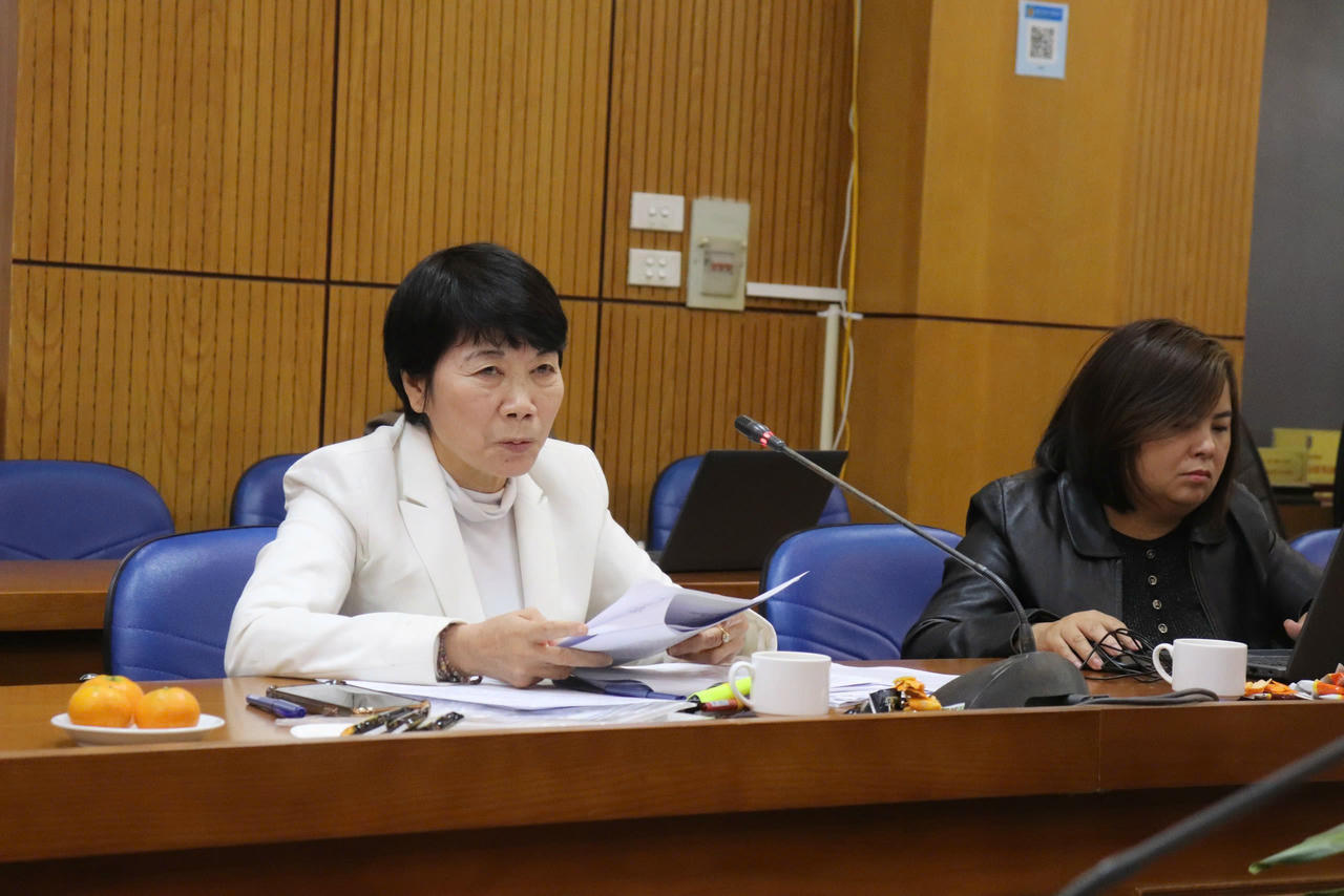 Bà Dương Thanh Mai góp ý vào dự thảo sửa đổi bổ sung Luật Trợ giúp pháp lý. (Ảnh PV)