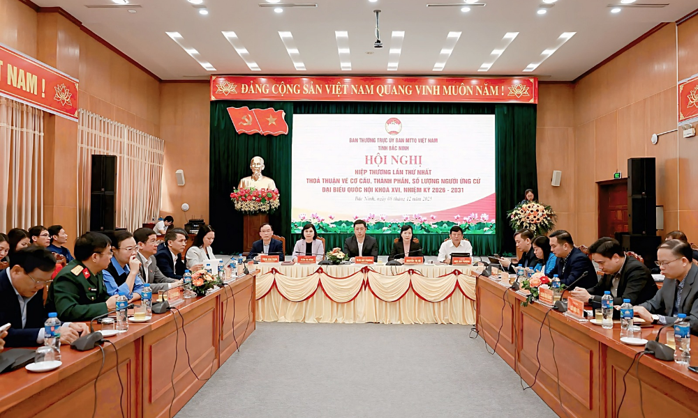 Quang cảnh buổi hội nghị.