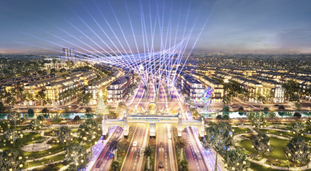 Đại lộ Ánh sáng Di sản đầu tiên tại Việt Nam vừa là điểm check-in giải trí vừa là mạch giao thương sầm uất của khu đô thị và khu vực