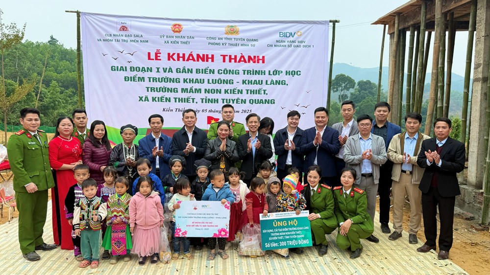 Chương trình khám và phẫu thuật nhân đạo của CLB Sala diễn ra tại Trung tâm Y tế khu vực Chiêm Hóa (Tuyên Quang) từ ngày 7/12/2025. (Ảnh Y.K)