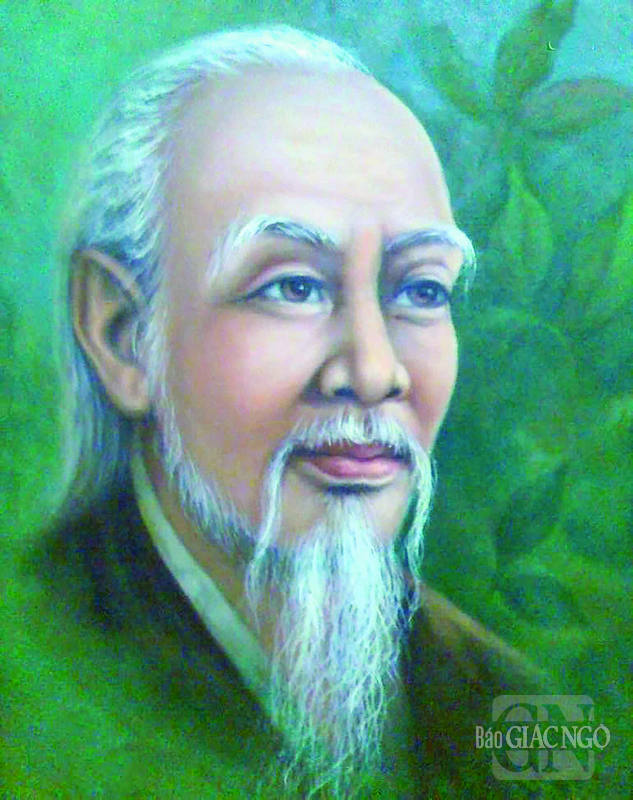 Tranh Thiền sư Tuệ Tĩnh trưng bày tại Bảo tàng Y học cổ truyền Việt Nam