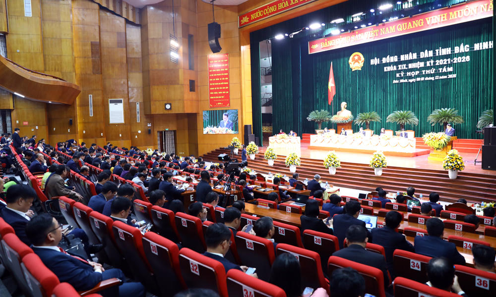 HĐND tỉnh Bắc Ninh dự kiến thảo luận, quyết nghị và thông qua 49 dự thảo nghị quyết