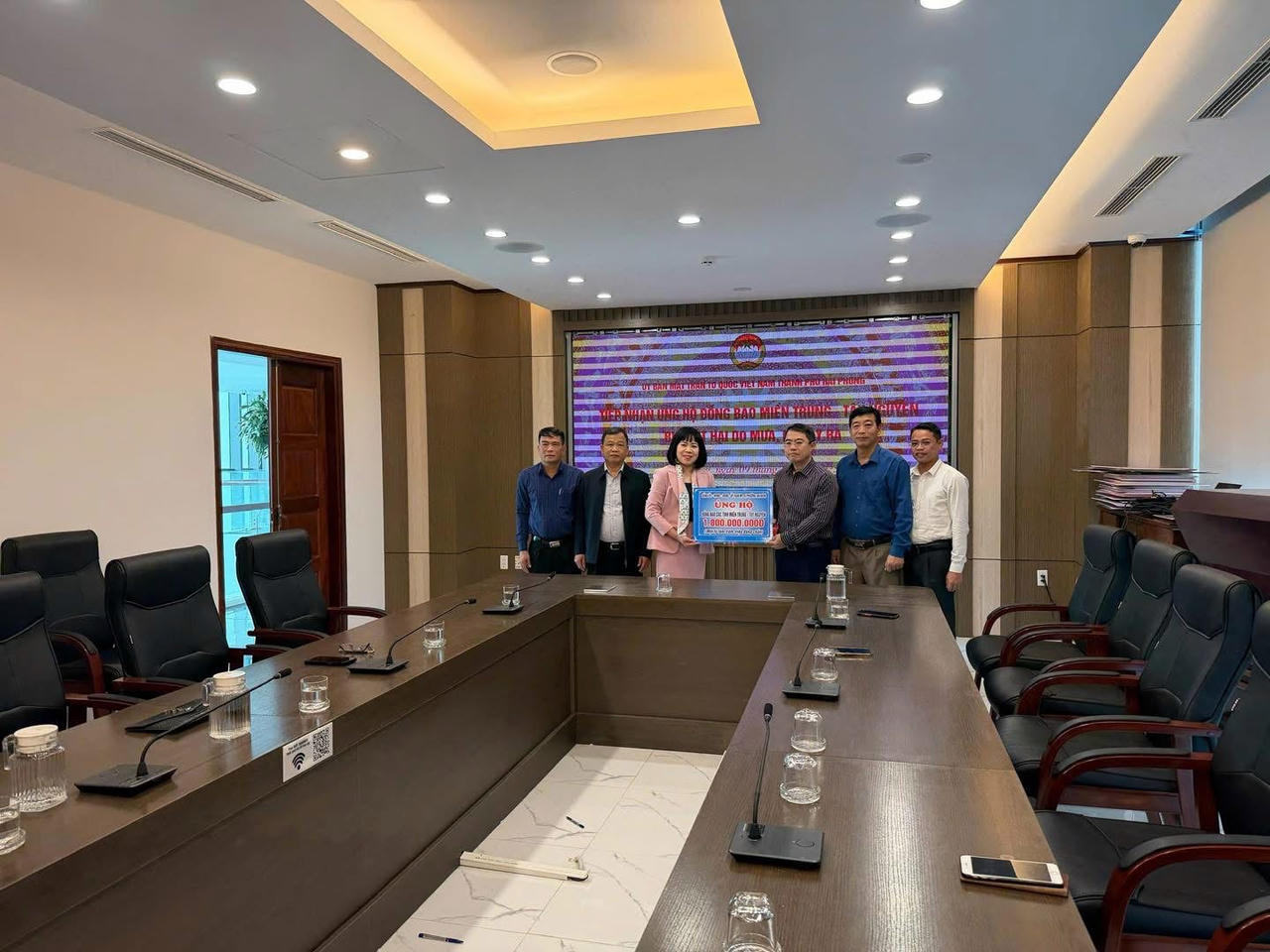 Phường An Biên (Hải Phòng) trao 1,8 tỷ đồng ủng hộ đồng bào miền Trung – Tây Nguyên 