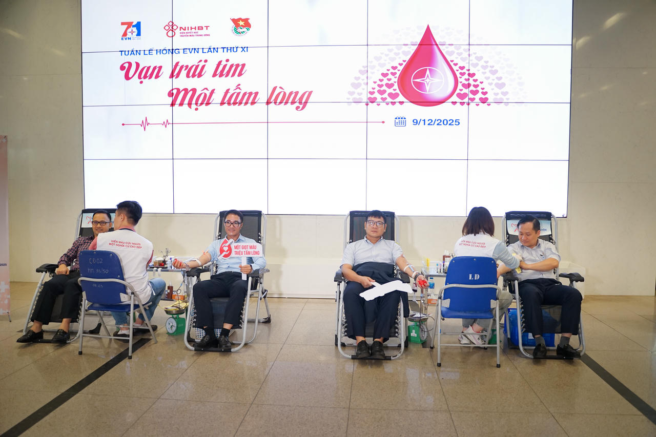 Tập đoàn điện lực Việt Nam triển khai Tuần lễ hồng 2025