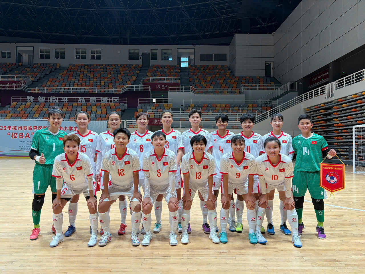 14 cầu thủ nữ futsal dự SEA Games 
