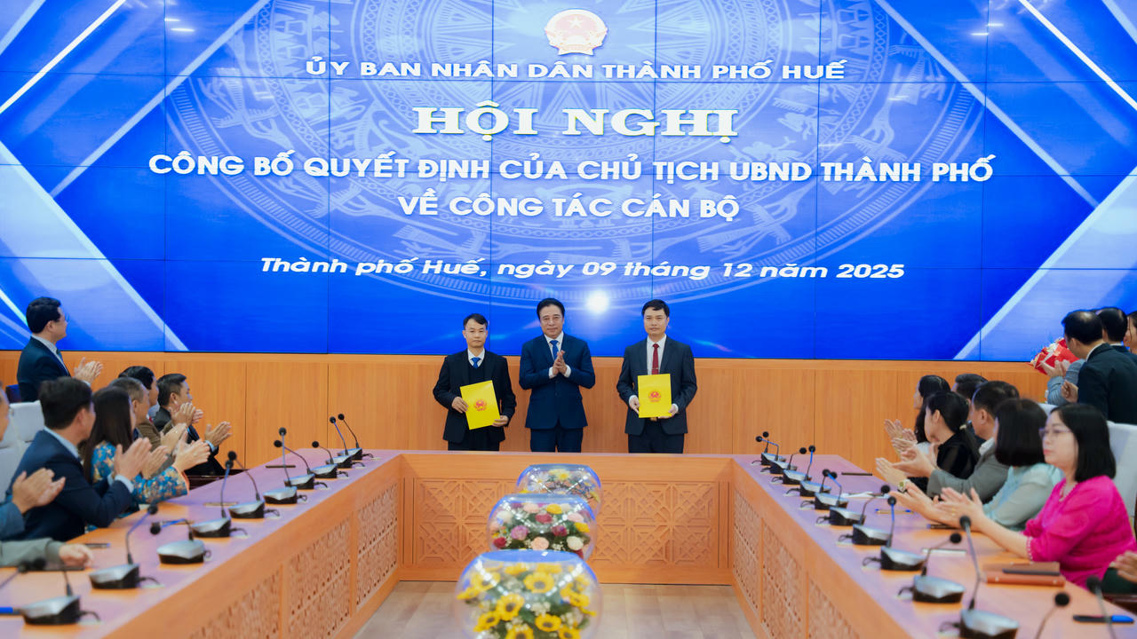 Bí thư Đảng ủy phường Phong Điền được điều động giữ chức Chánh văn phòng UBND thành phố Huế