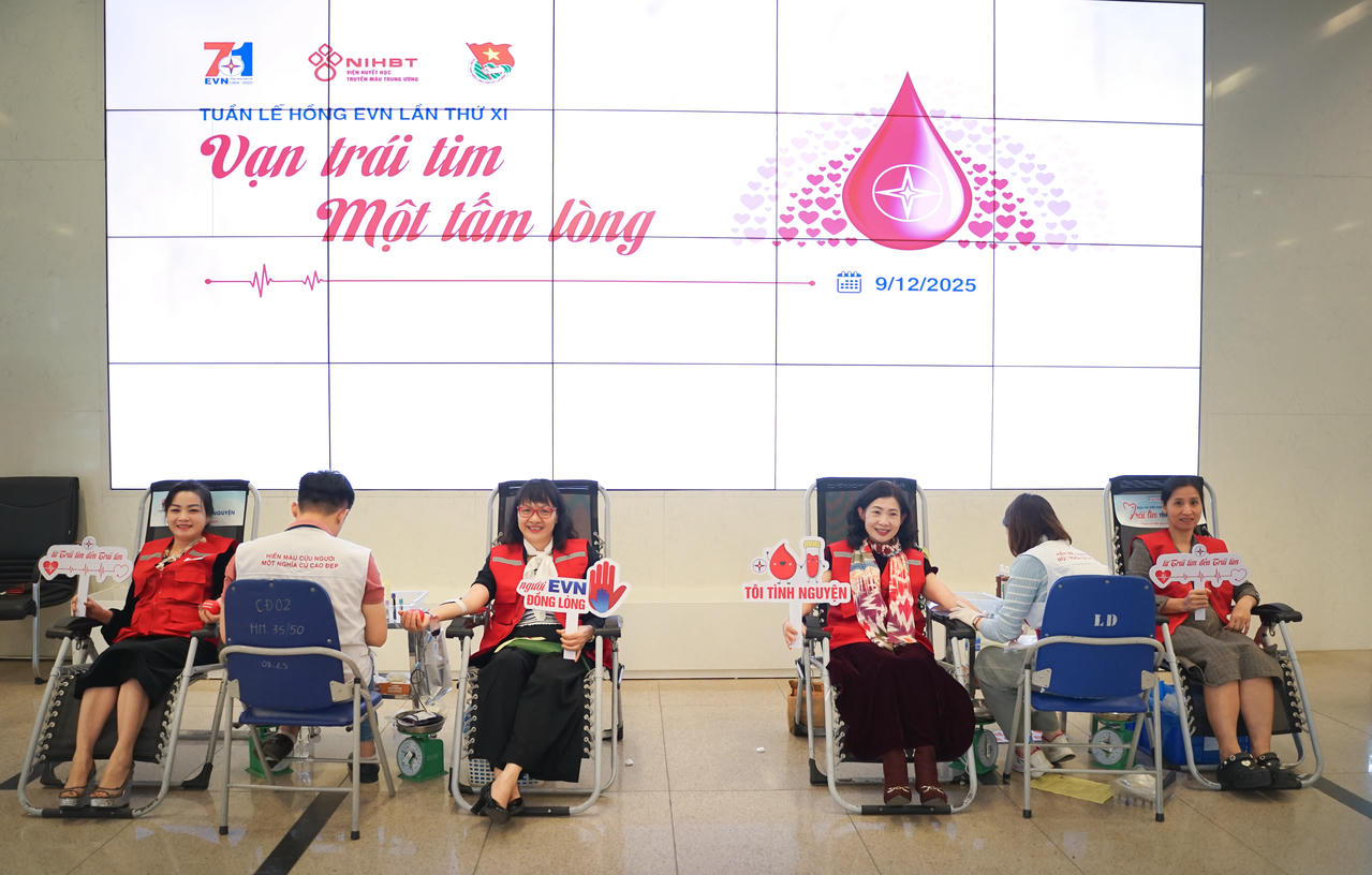 Tập đoàn điện lực Việt Nam triển khai Tuần lễ hồng 2025