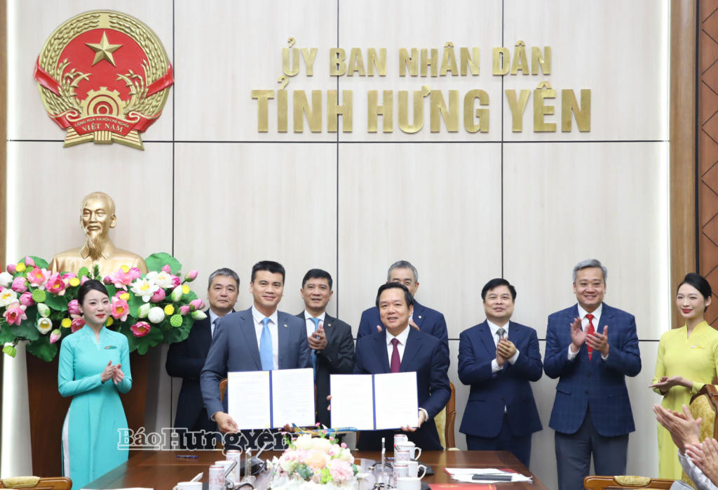 Hưng Yên ký kết thỏa thuận hợp tác với Vietnam Airlines giai đoạn 2026 – 2030