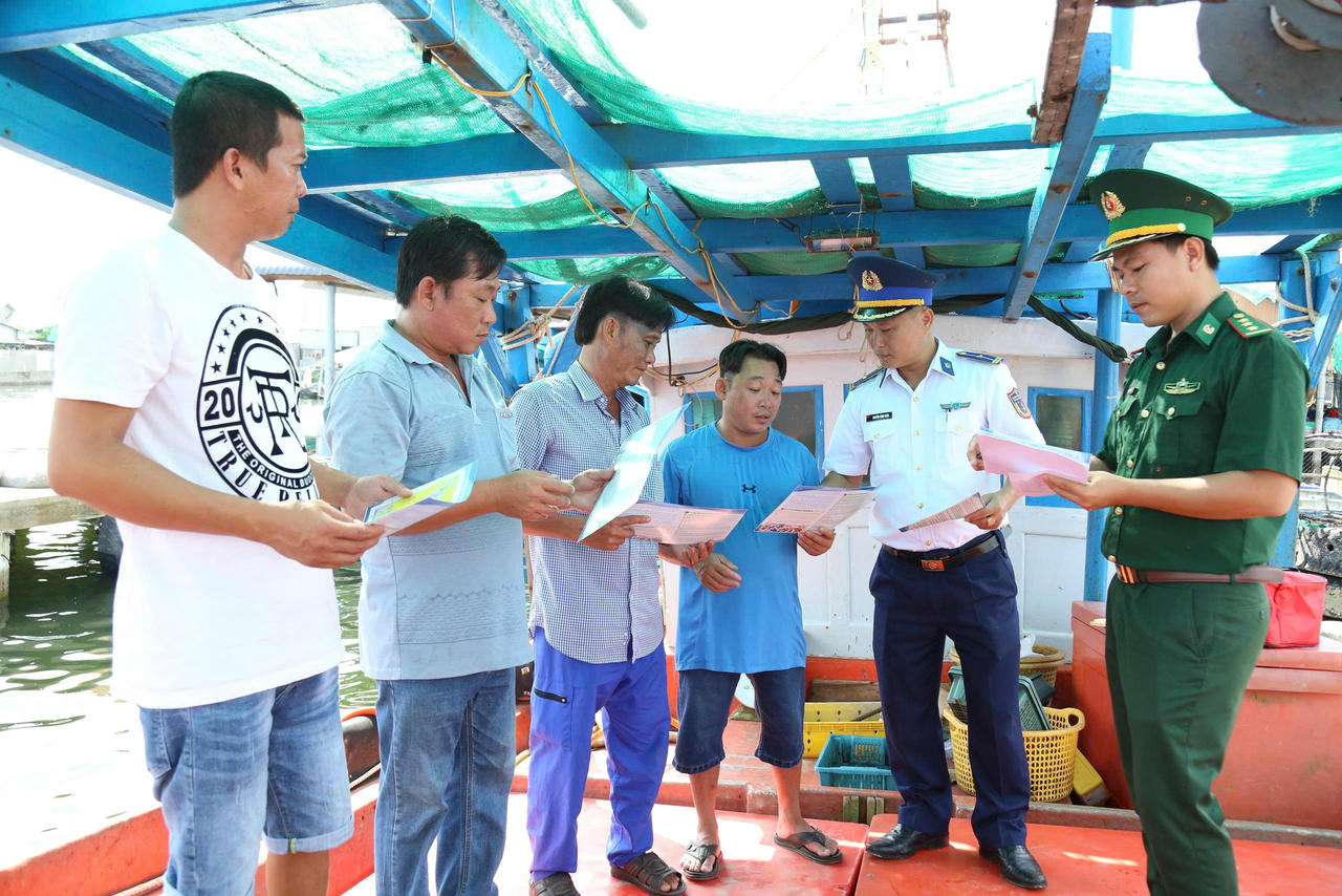 Cùng với cả nước, An Giang quyết tâm chống khai thác hải sản bất hợp pháp, không báo cáo và không theo quy định (Ảnh: Khánh Thùy). 