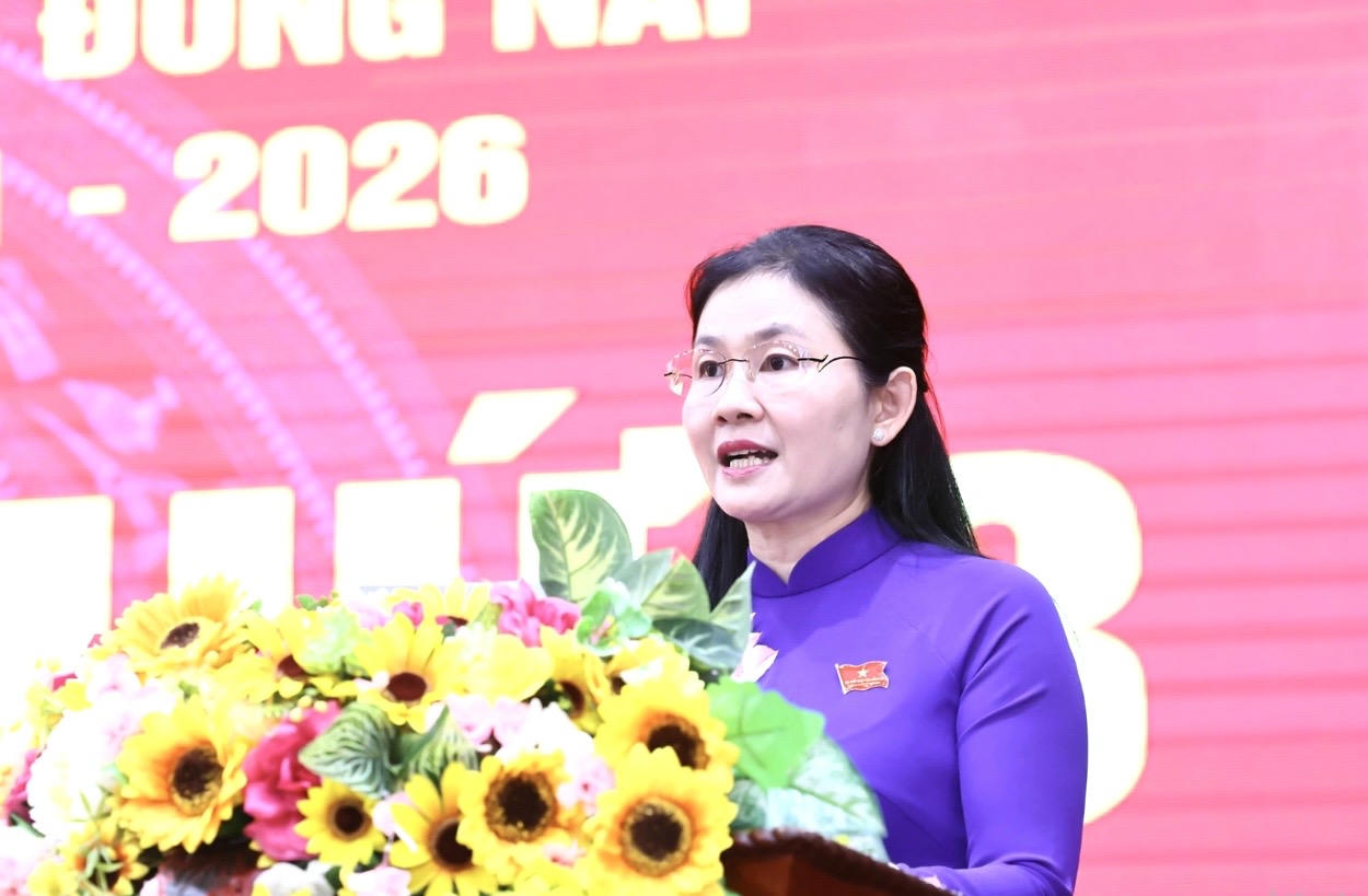 Chủ tịch HĐND tỉnh Đồng Nai Tôn Ngọc Hạnh phát biểu bế mạc kỳ họp.