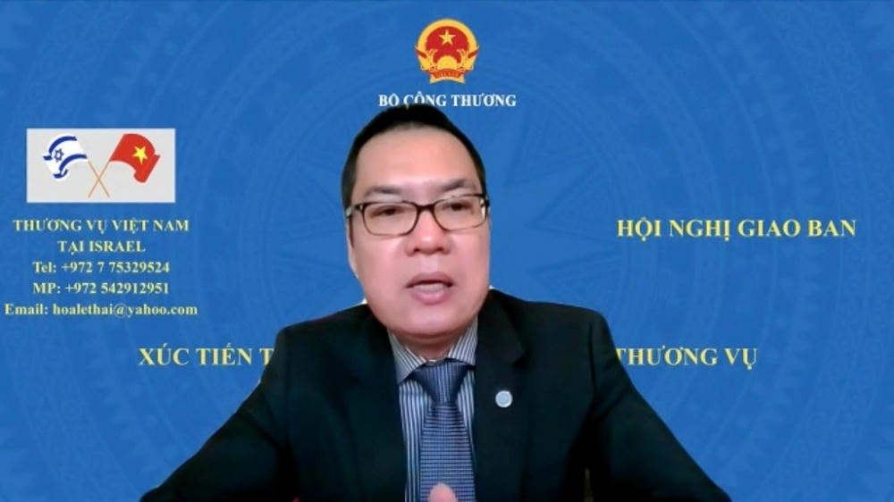 Ông Lê Thái Hòa, Tham tán thương mại, Thương vụ Việt Nam tại Israel chia sẻ tại buổi Tọa đàm ngày 4/12.