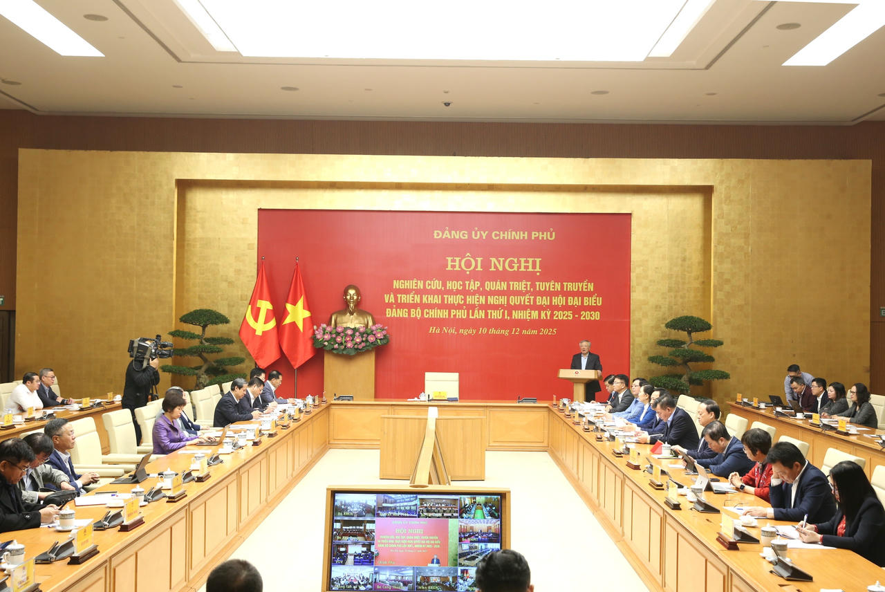 Thống nhất ý chí, hành động triển khai Nghị quyết Đại hội đại biểu Đảng bộ Chính phủ nhiệm kỳ 2025 - 2030