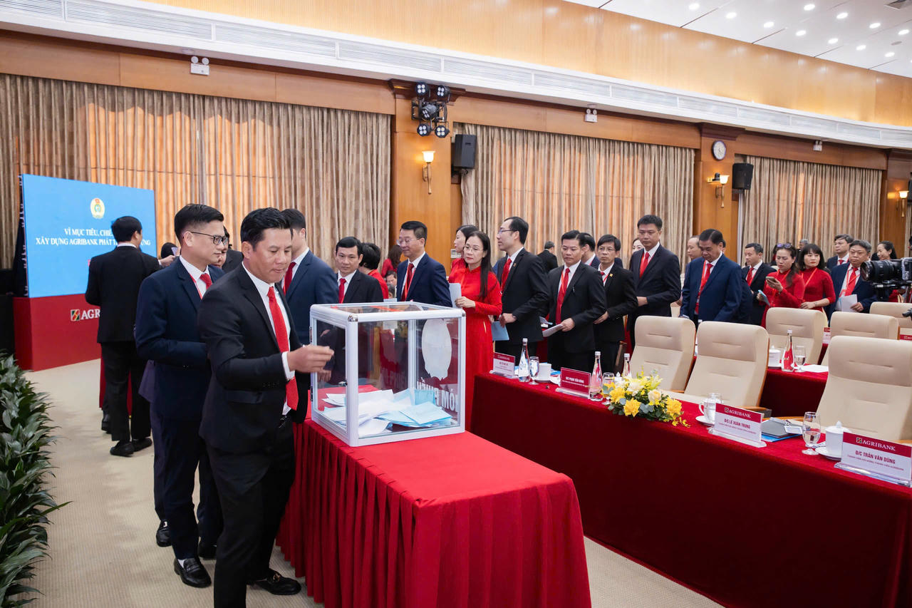 Đại hội bầu Ban Chấp hành Công đoàn Agribank khóa VII, nhiệm kỳ 2025 - 2030