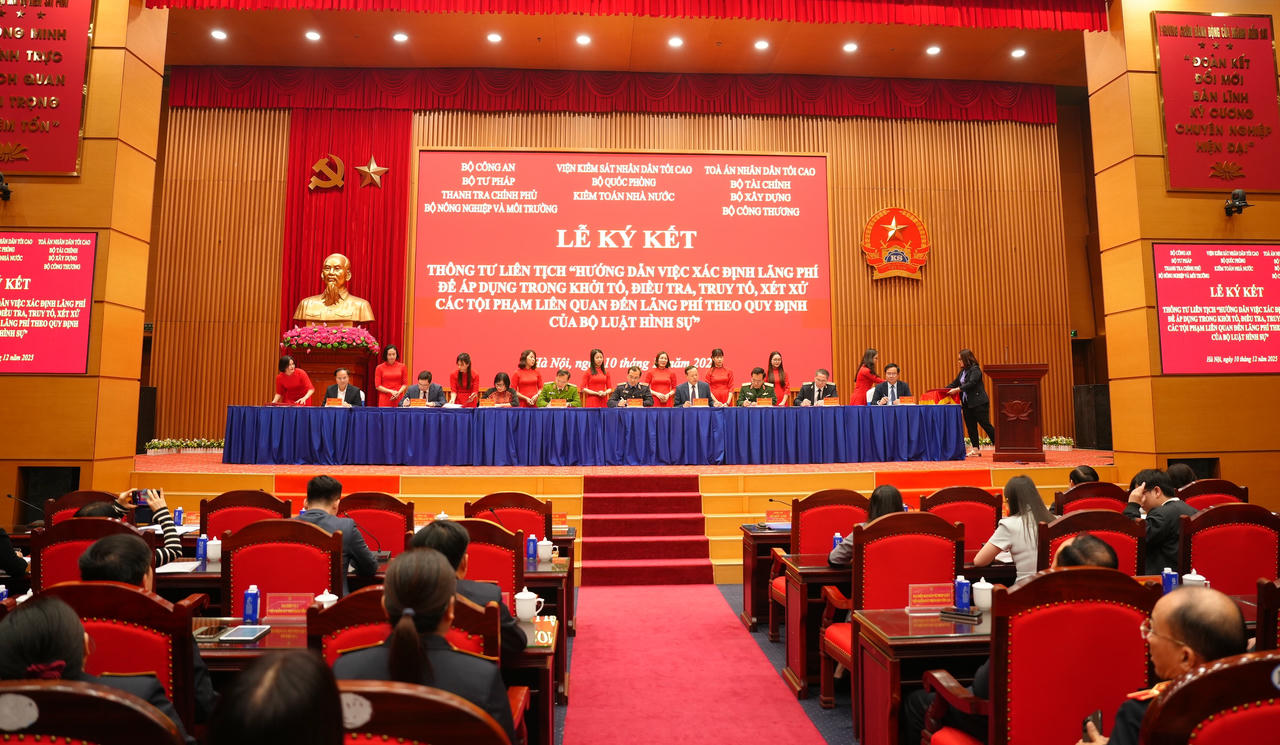 Hướng dẫn xác định lãng phí để áp dụng trong khởi tố, điều tra, truy tố, xét xử tội phạm