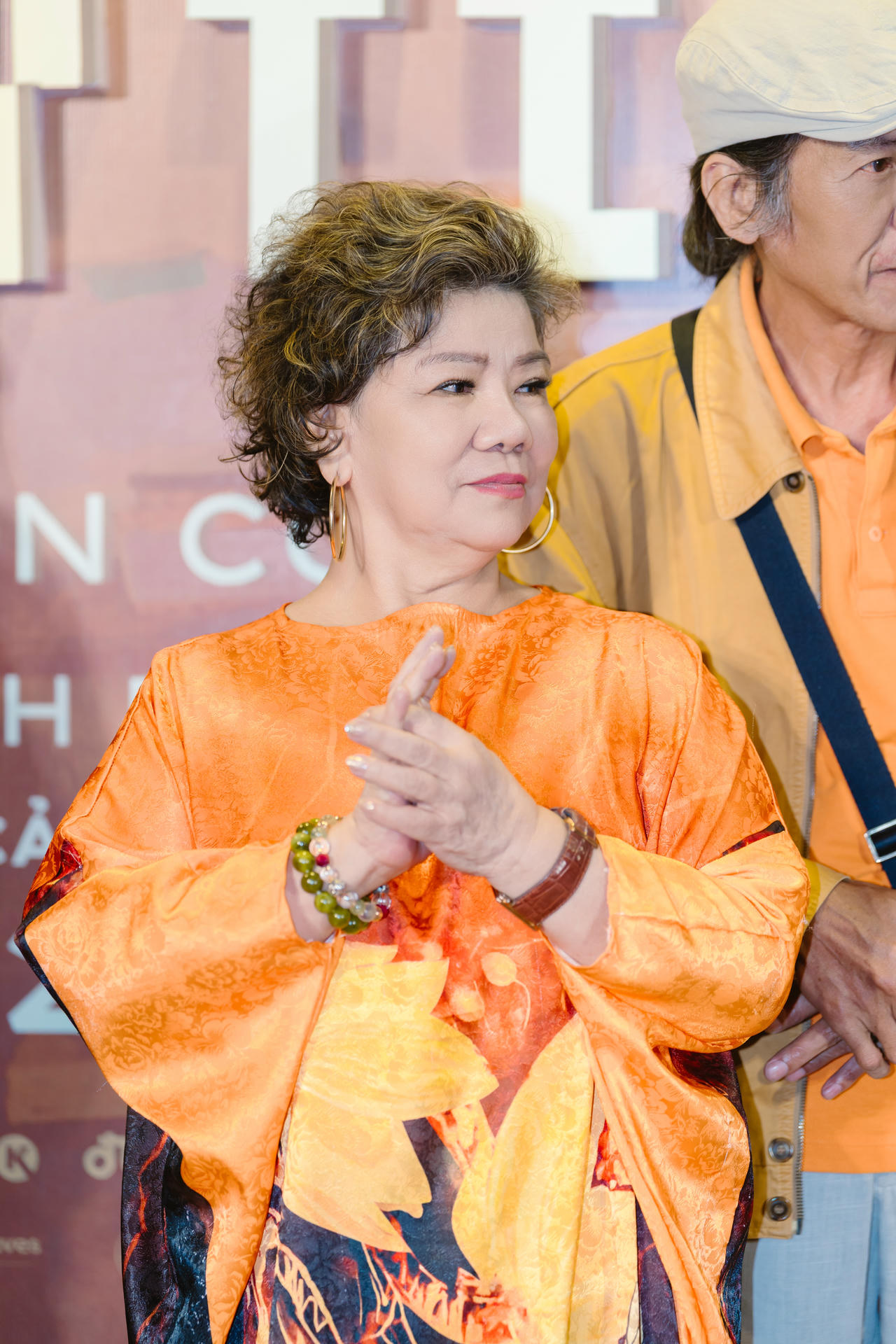 Nữ nghệ sĩ hạnh phúc khi ở tuổi 75 có thể thực hiện được giấc mơ diễn viên thời nhỏ. Ảnh: ĐPCC