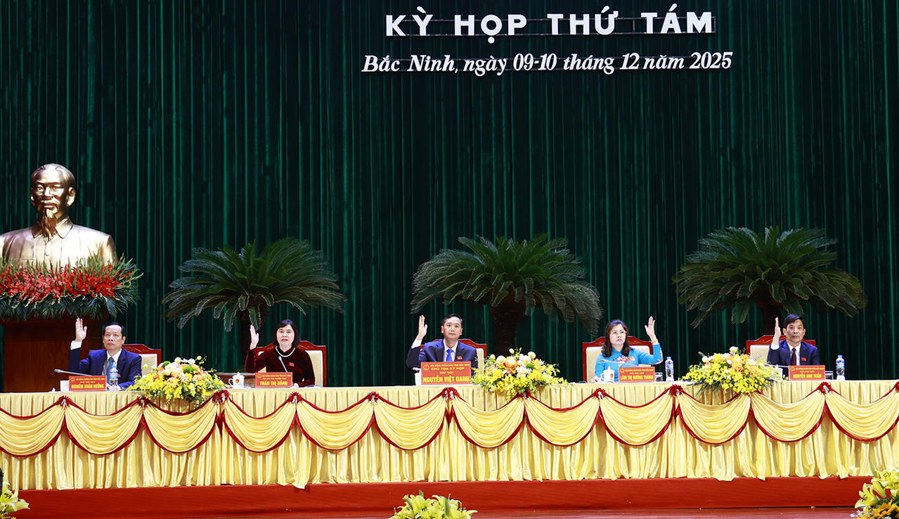 Bế mạc kỳ họp thứ Tám, HĐND tỉnh Bắc Ninh khóa XIX: Thông qua 49 nghị quyết quan trọng