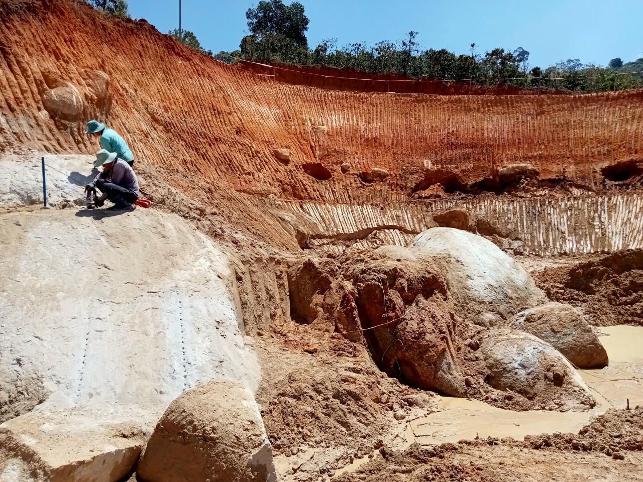 Một góc dự án nhà máy thuỷ điện Cam Ly.