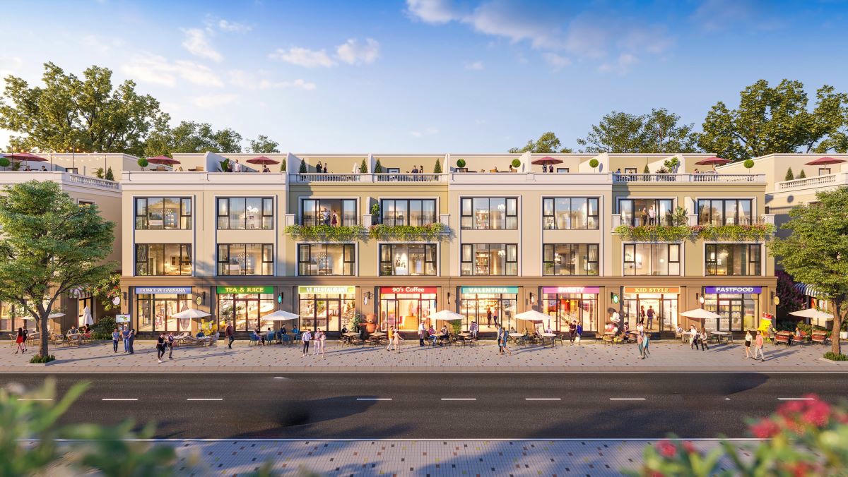 Nhà phố tại Vinhomes Green City có công năng linh hoạt, kiến tạo giá trị kép vừa ở vừa khai thác kinh doanh (Ảnh minh họa: Vinhomes)