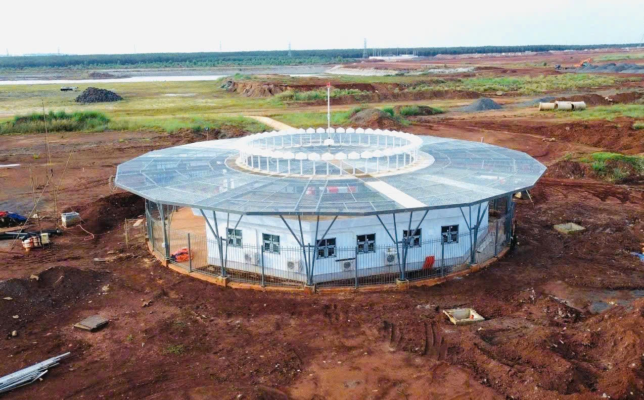 Hoàn tất thi công và lắp đặt Đài dẫn đường DVOR/DME tại Long Thành.