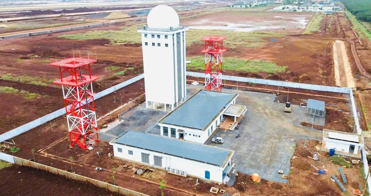 Hoàn tất lắp đặt Trạm radar sơ cấp và thứ cấp tại Long Thành.