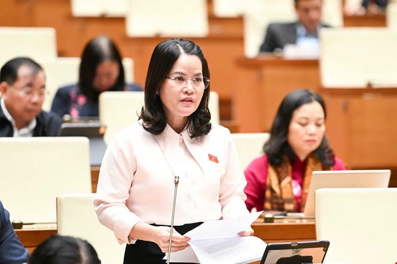 Đại biểu Nguyễn Hoàng Bảo Trân (Đoàn TP Hồ Chí Minh).