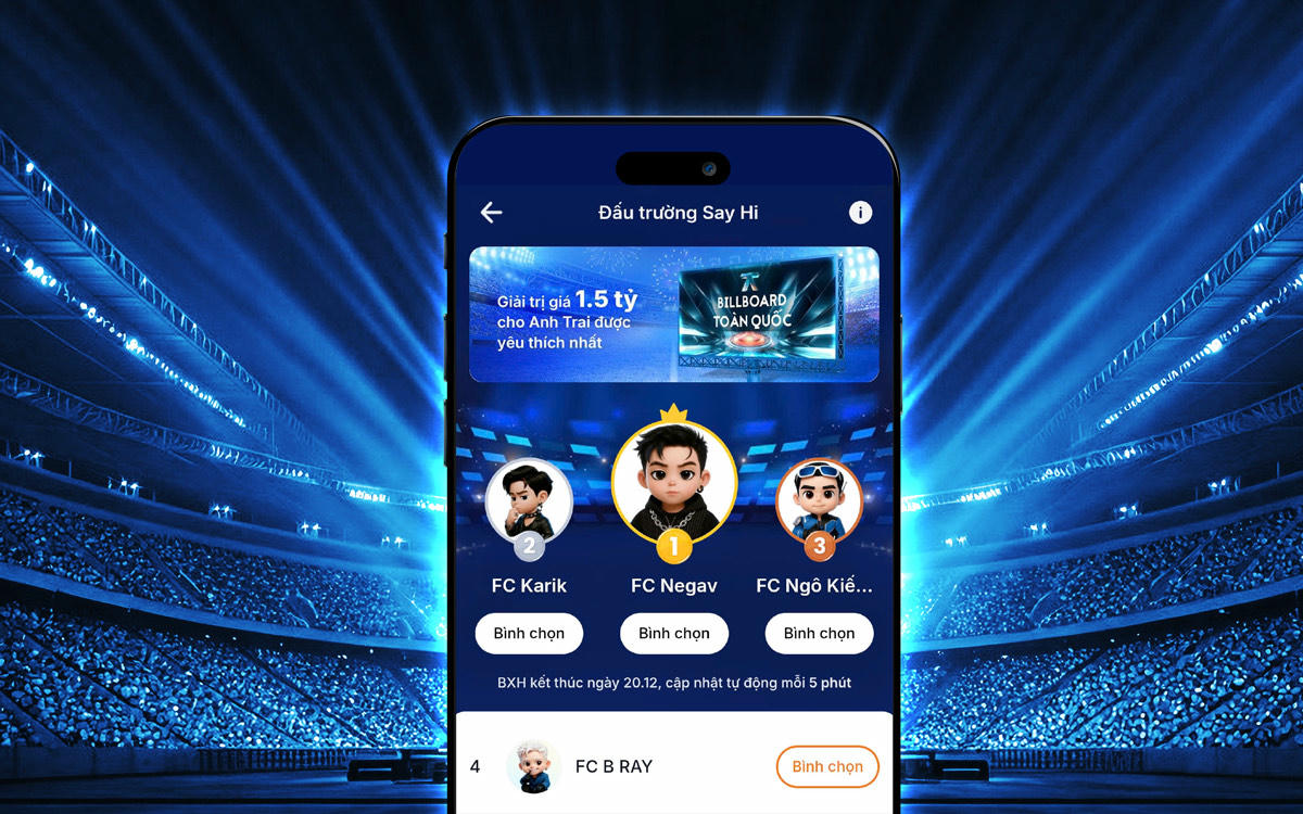 Cơ hội sở hữu vé Super Fan Concert 1 trở lại với Fan Anh Trai tại Vũ trụ Sinh lời VIB